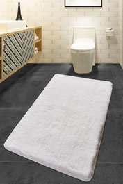 Mijölnir Havai Alfombrilla de Baño Blanca 80 x 140 cm